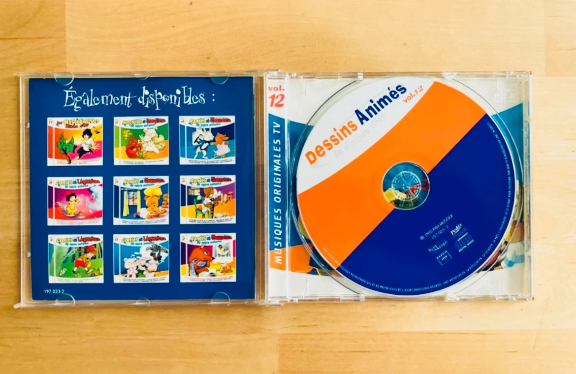 CD Dessins Animés Le Disque d’Or volume 12. – photo 2